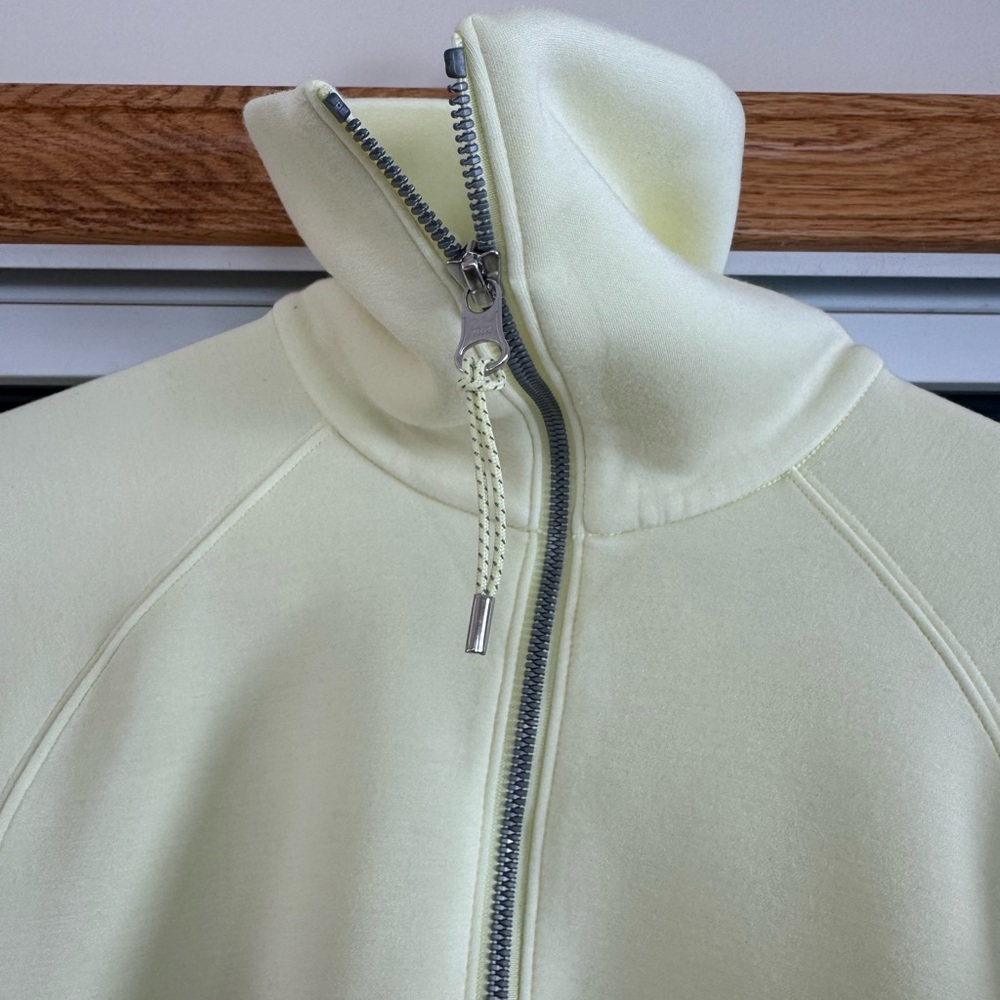 Spanx Airessentials Half Zip Light Lime/Yellow Pu… - image 3
